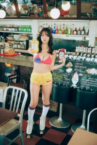 【最新】葉月くれあ　【増量版　全５０Ｐ】ミスマガのアソビバ！　＜レトログラビア　アメリカンレトロ編＞　ヤンマガデジタル写真集